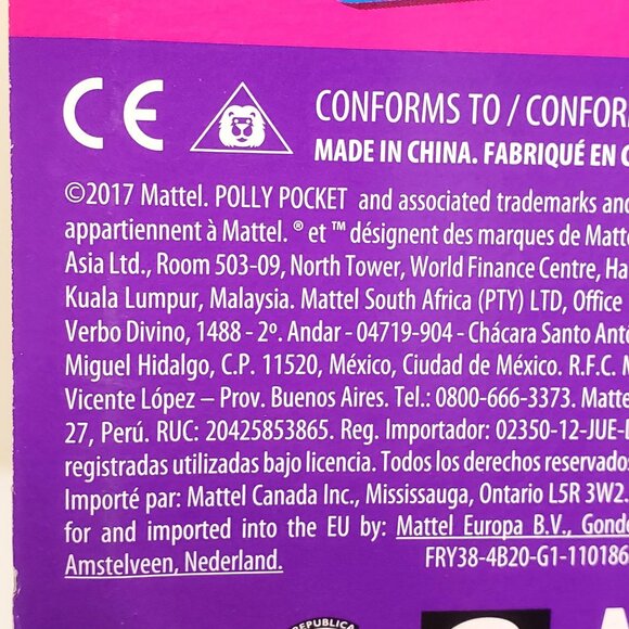 Polly Pocket Flamingo Floatie Compact 2017 Toy - Picture 6 of 6